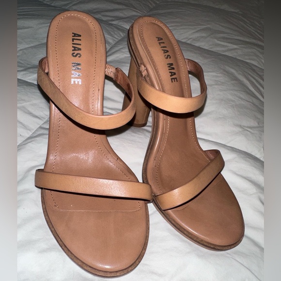 Shoes - Alias Mae Nude Sandal Heel